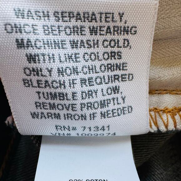 L.L. Bean Classic Favorite Fit Hi Rise Straight Dark Wash Cotton Jeans 2 NEW - Picture 7 of 8